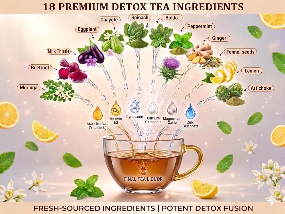 Ilivit Detox Cleanse for Weight Loss Colon Cleanser Tea - 30 Bags - image 4
