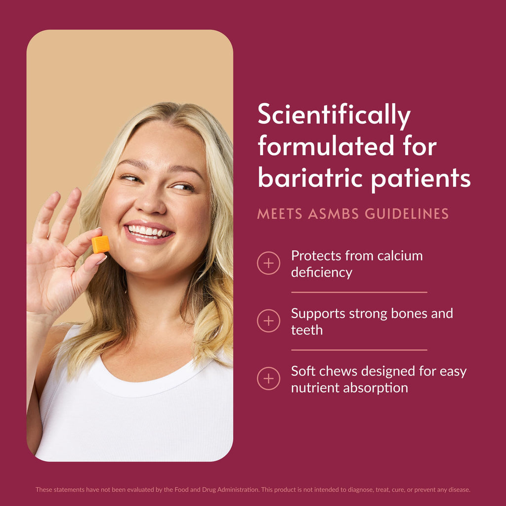 Bariatric Advantage Calcium Citrate Chewy Bites 500 mg - Highly