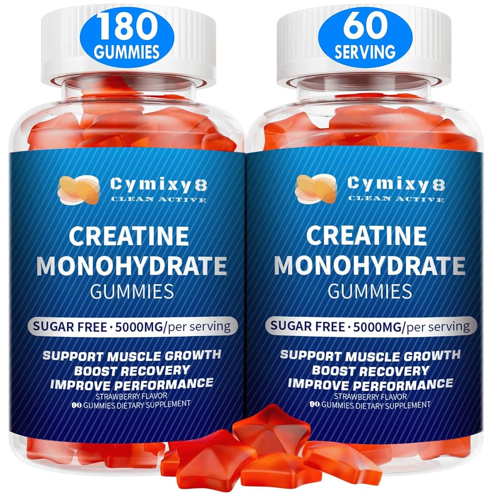 Cymixy8 Creatine Monohydrate Gummies 5g for Men & Women