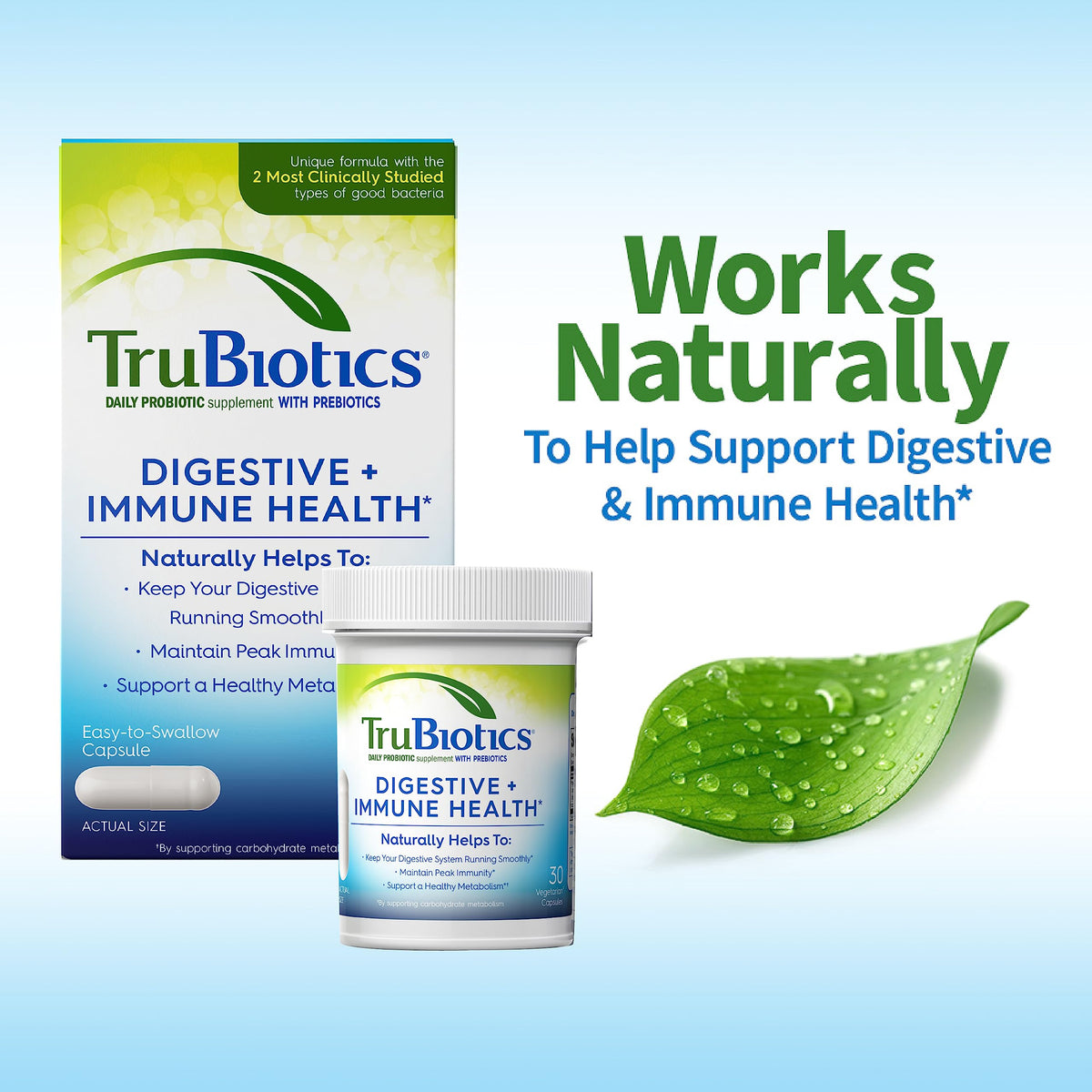 TruBiotics Probiotics for Digestive & Immune Health