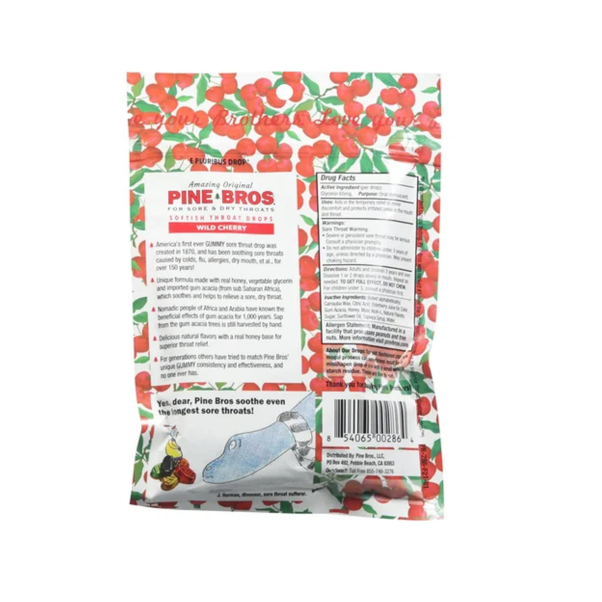 Pine Bros. Softish Throat Drops Wild Cherry - 120 Count - image 3