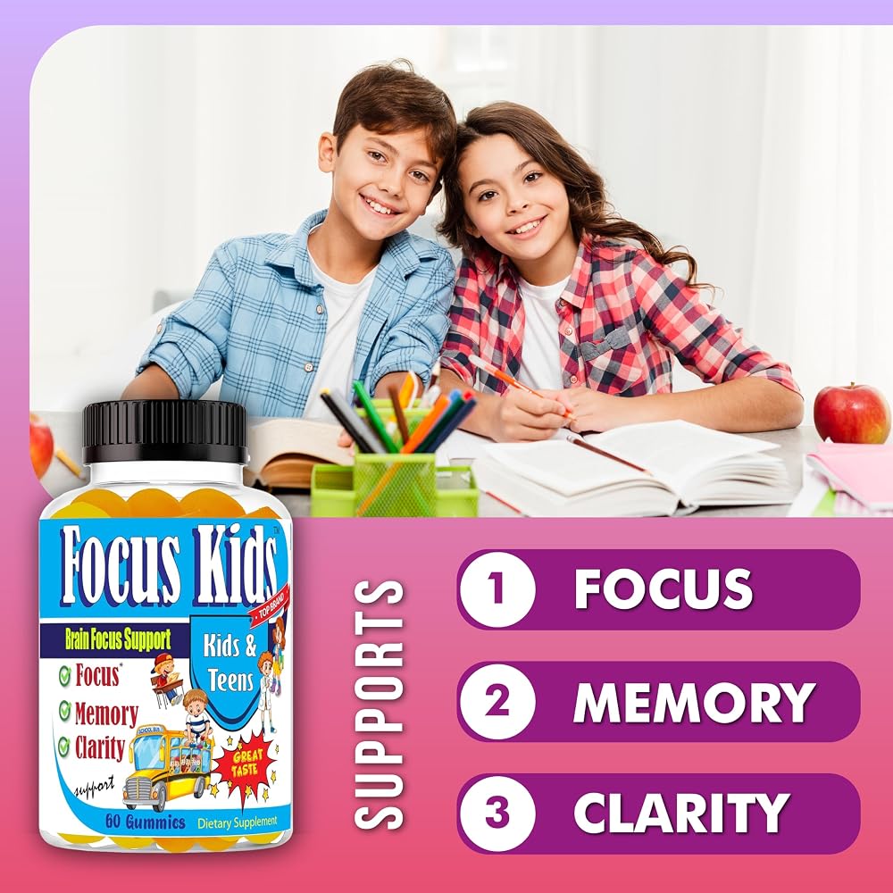 Celebrity LifeStyle Focus Kids Gummies for Attention & Concentration - 60ct - image 2