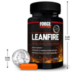 Force Factor LeanFire Pre Workout Energy Pills with Green Tea Extract and Caffeine
