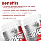 USK L-Glutamine Amino Acid Powder for Muscle Recovery - 300g - image 4