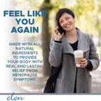 Elon Menopause Supplement for Women with Black Cohosh & Dong Quai - 60 Capsules - image 2