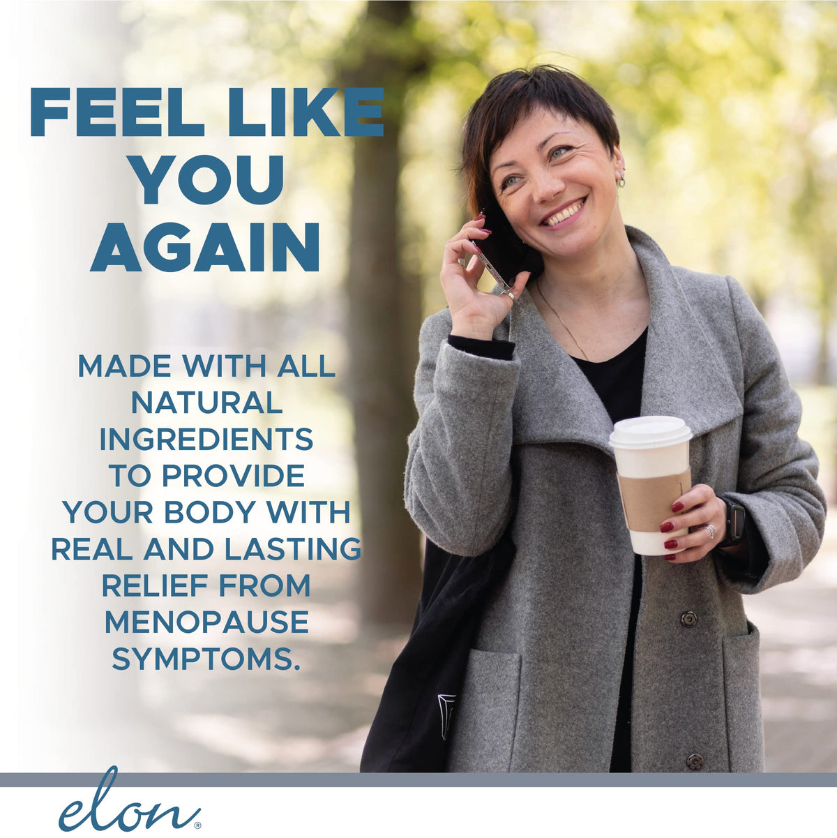 Elon Menopause Supplement for Women with Black Cohosh & Dong Quai - 60 Capsules - image 2