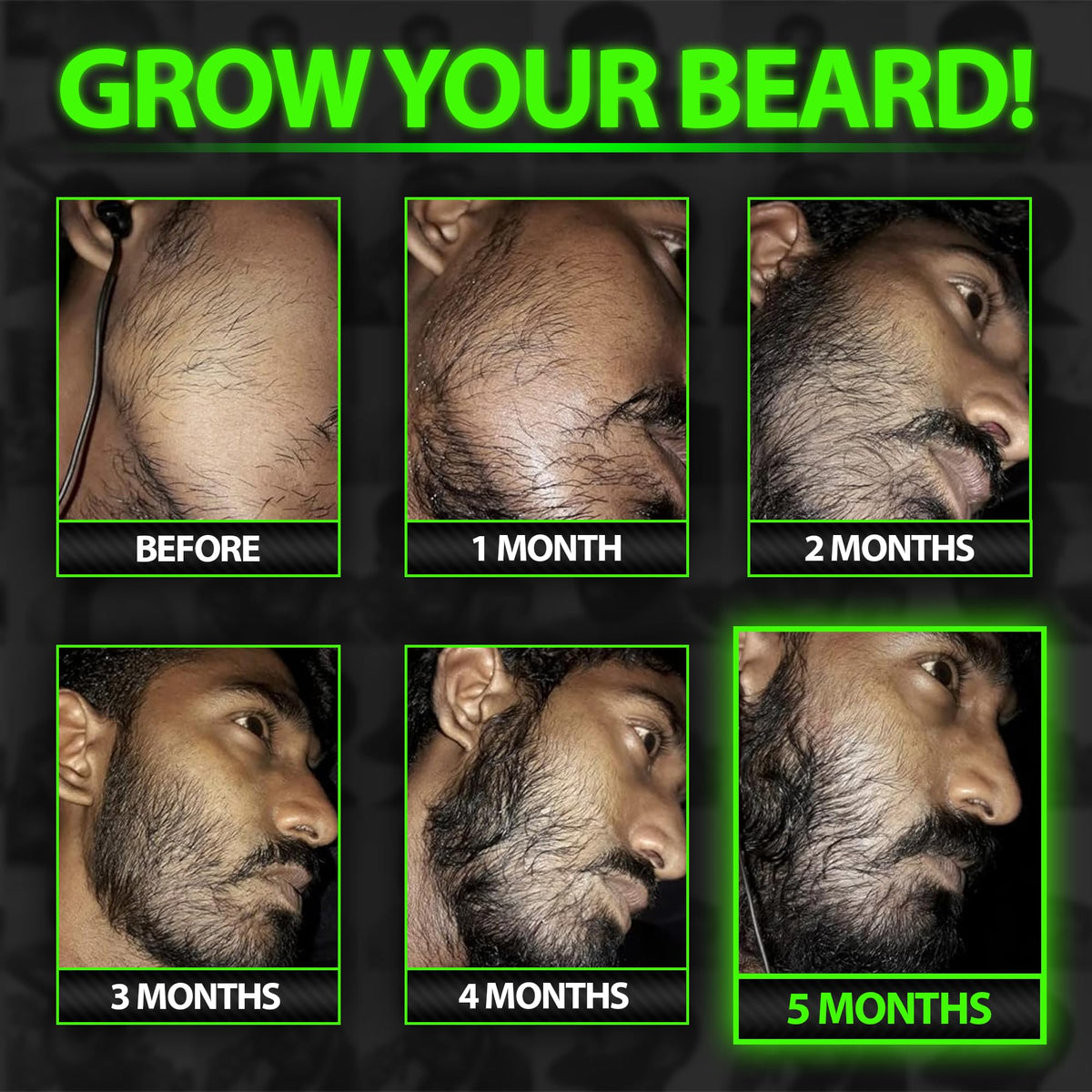 BBS BEST BEARD STUFF GROW Beard Growth Serum Oil - 1.02 Fl Oz - image 3