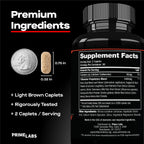 Prime Labs Testosterone Booster for Men, Strength & Stamina - 60 Caplets - image 3