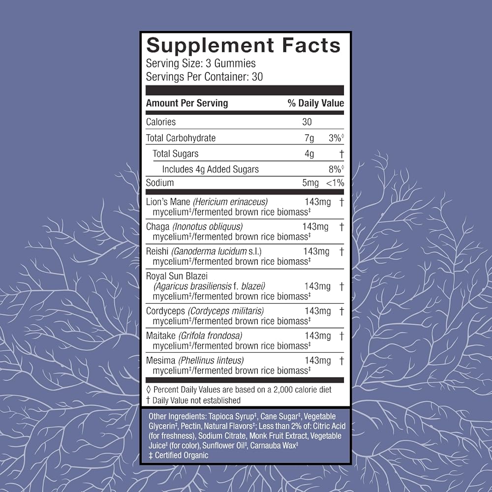 Host Defense Immune Gummies Mushroom Supplement - 90 Gummies - image 2