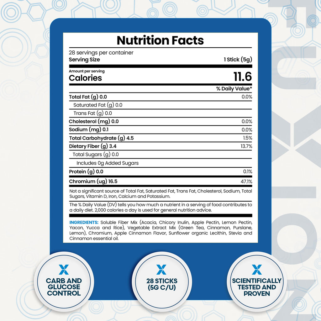 FuXion NoCarb-T Apple Cinnamon Tea Powder - 28 Sachets - image 5