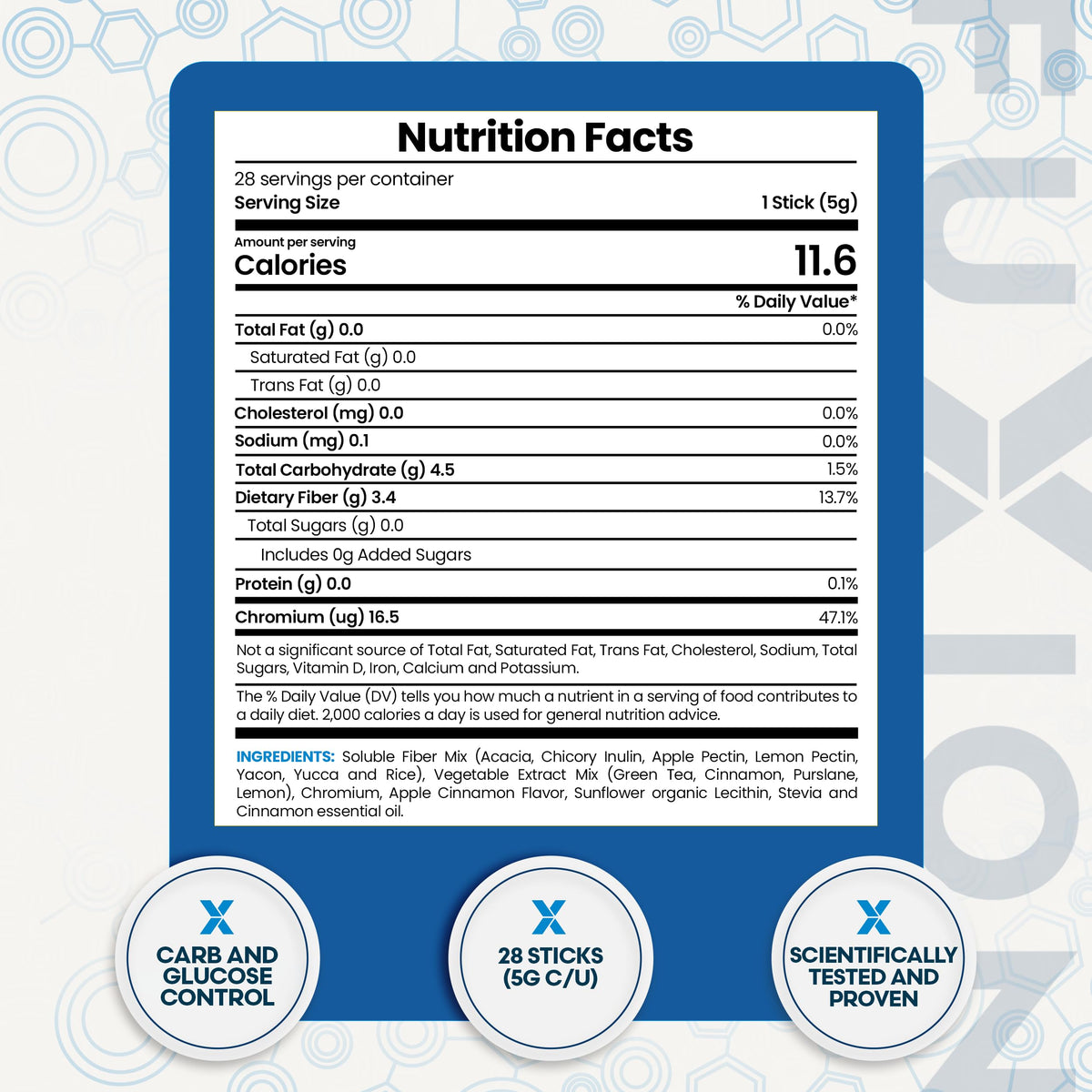 FuXion NoCarb-T Apple Cinnamon Tea Powder - 28 Sachets - image 5