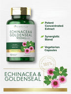 Carlyle Echinacea Goldenseal Capsules - 110 Vegetarian Capsules - image 4