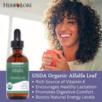 Herb Lore Organic Alfalfa Leaf Tincture