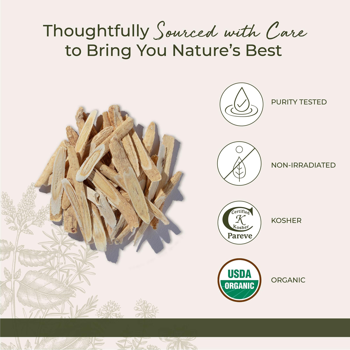 Starwest Botanicals Organic Astragalus Root Sliced - 4 oz - image 4