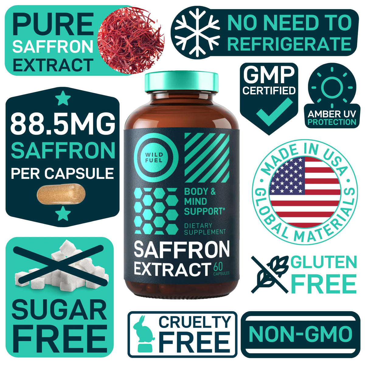 WILD FUEL Saffron Extract Supplement Parent