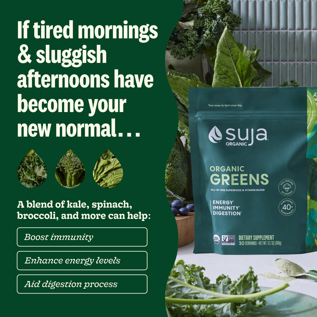Suja Organic Greens Powder with Probiotics for Immune Support - 30 Servings - image 5