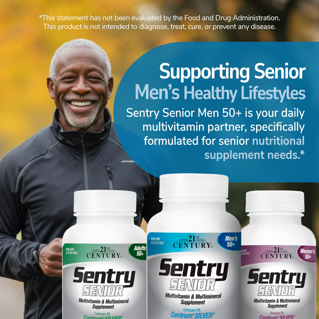 21st Century Sentry Senior Men 50+ Multivitamin - 100 Tablets - image 8