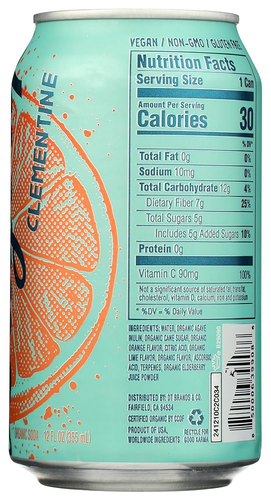 Daytrip Clementine Prebiotic Soda - 12 fl oz - image 5