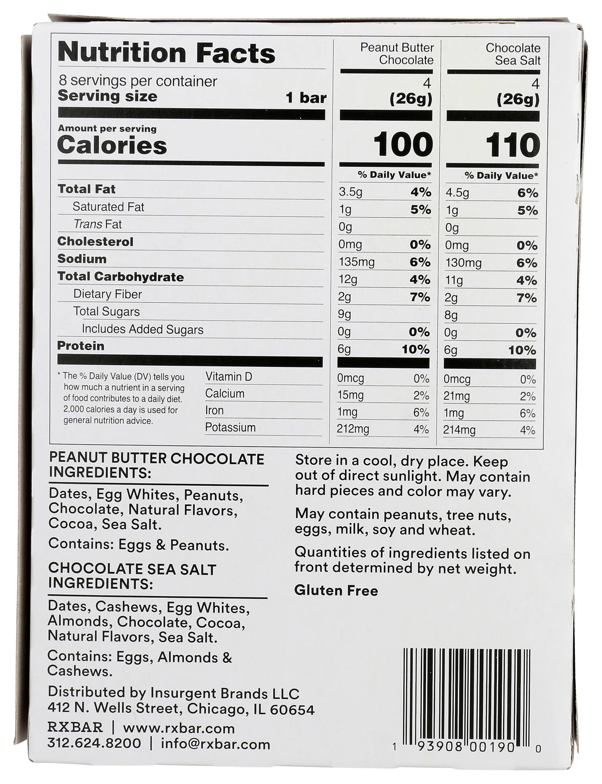 RxBar Protein Bar Minis Peanut Butter Chocolate & Sea Salt - image 2