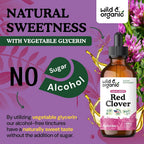Wild & Organic Red Clover Supplement for Menopause - 4 fl oz - image 6