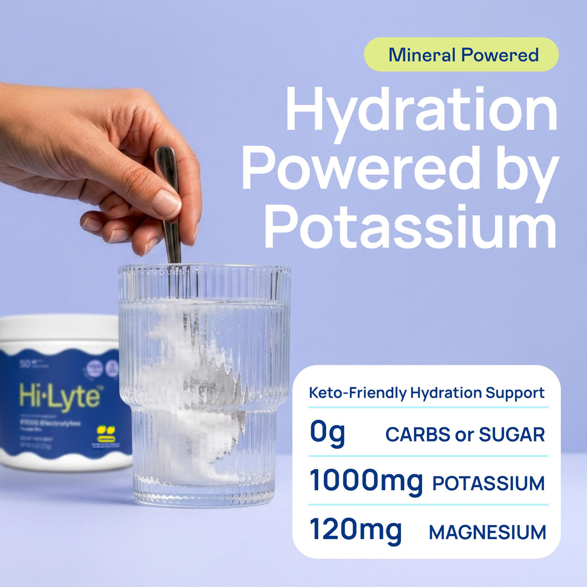 Hi-Lyte Keto K1000 Electrolyte Powder Lemonade - 50 Servings - image 2