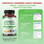 PeakPury Wormwood Complex 1,500 mg with Black Walnut - 150 Capsules - image 6