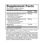 NusaPure Echinacea Goldenseal 400mg Vegan - 300 Vegetarian Capsules - image 4