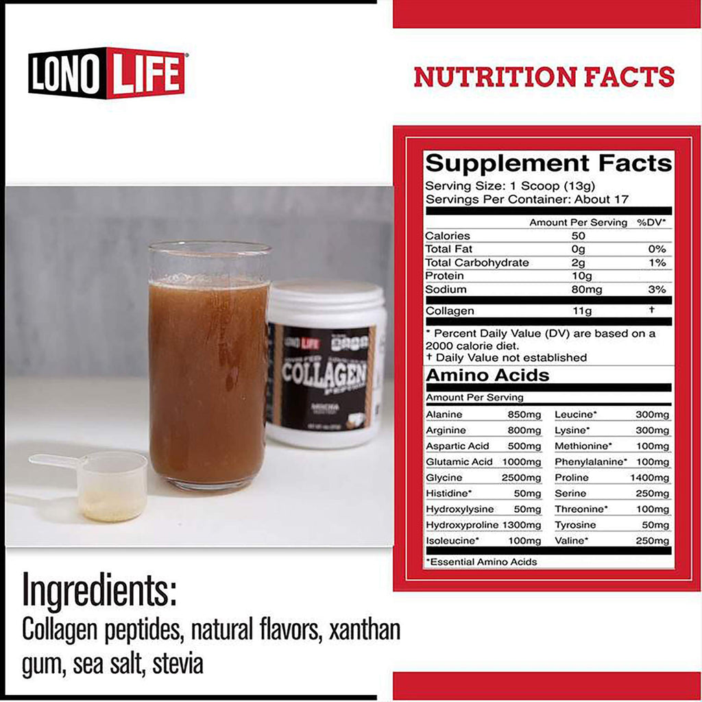 LonoLife Collagen 8oz Bulk Pouch