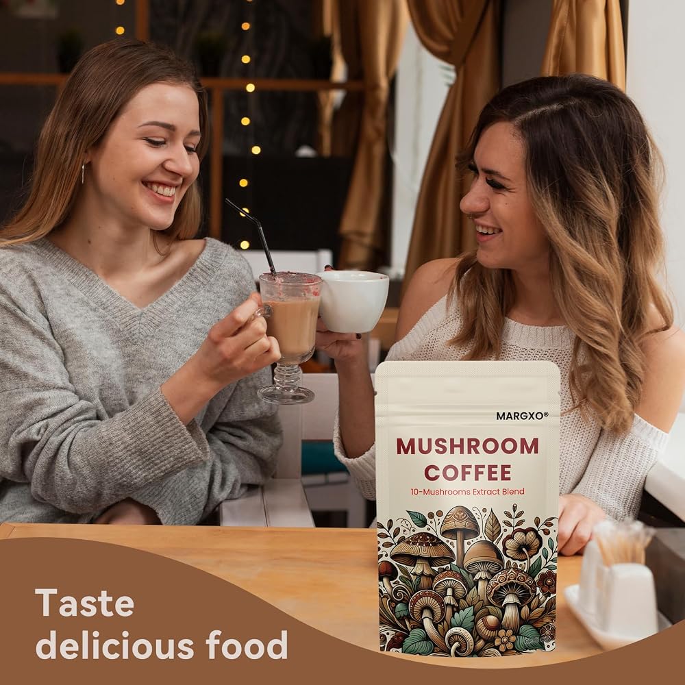 MARGXO Mushroom Coffee 10-Mushroom Extract Blend - 30 Servings - image 7