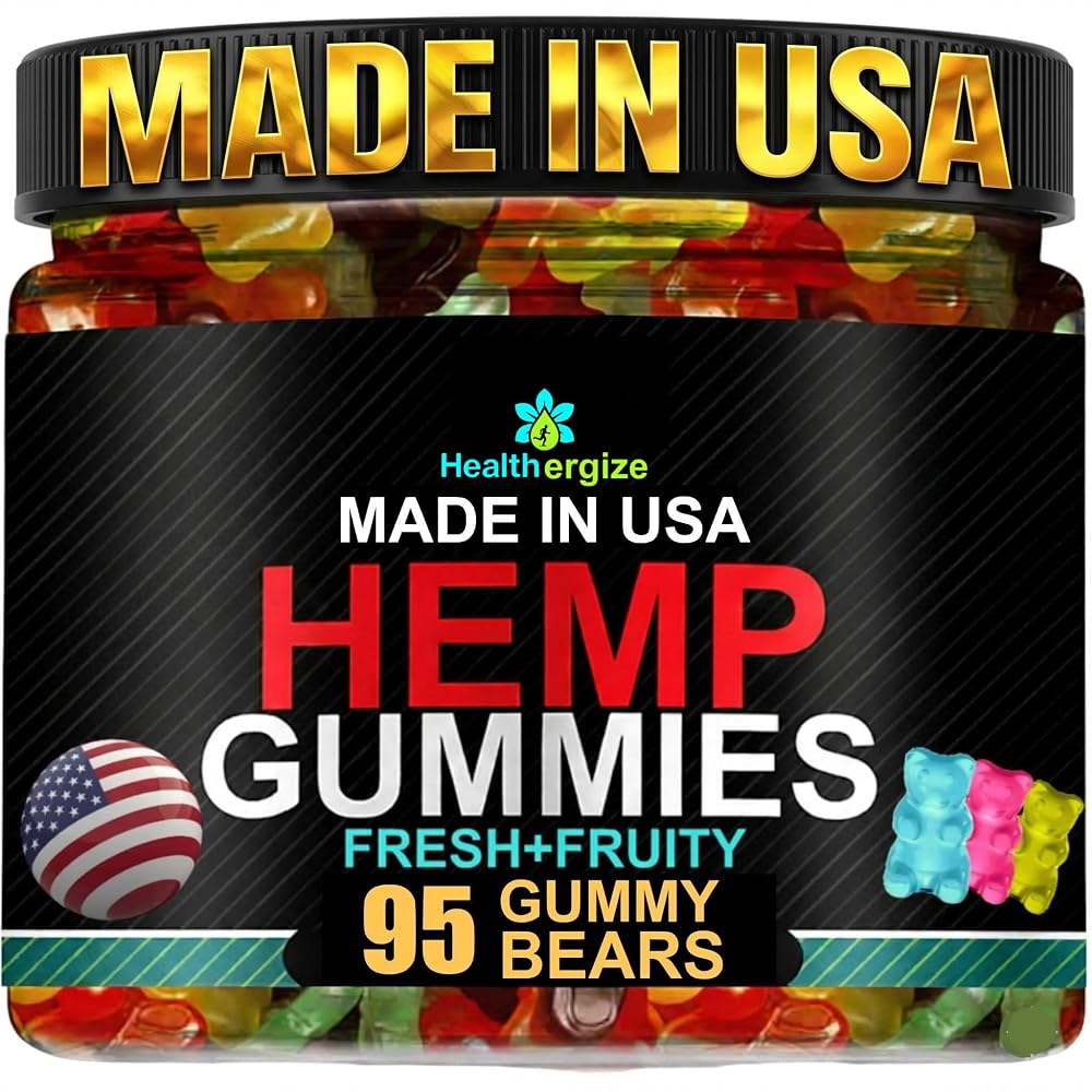 Healthergize Hemp Gummies for Sleep - 95 Gummies