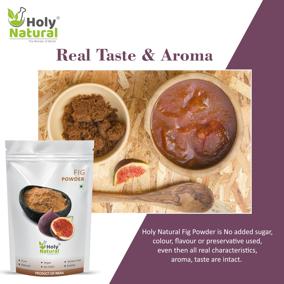Holy Natural Fig Powder - 200g - image 3