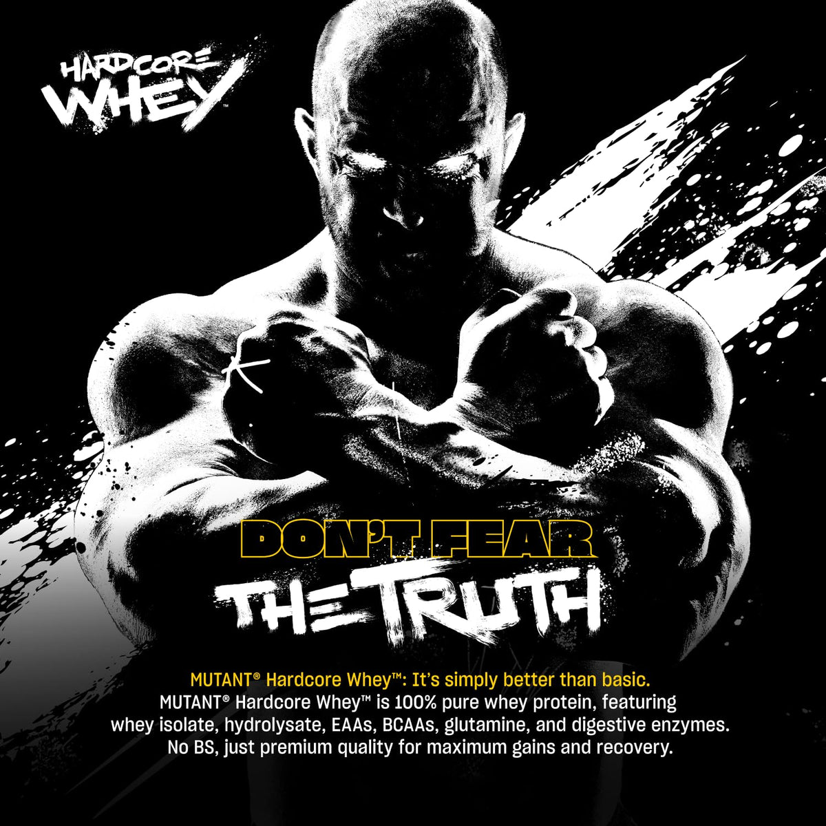 Mutant Hardcore Whey 100% Whey Protein Isolate Cookies & Cream - 5 lb - image 3