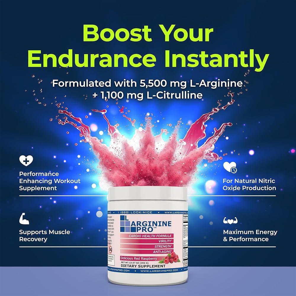 L-ARGININE PRO Supplement Powder with L-Citrulline - 90 Packets - image 5