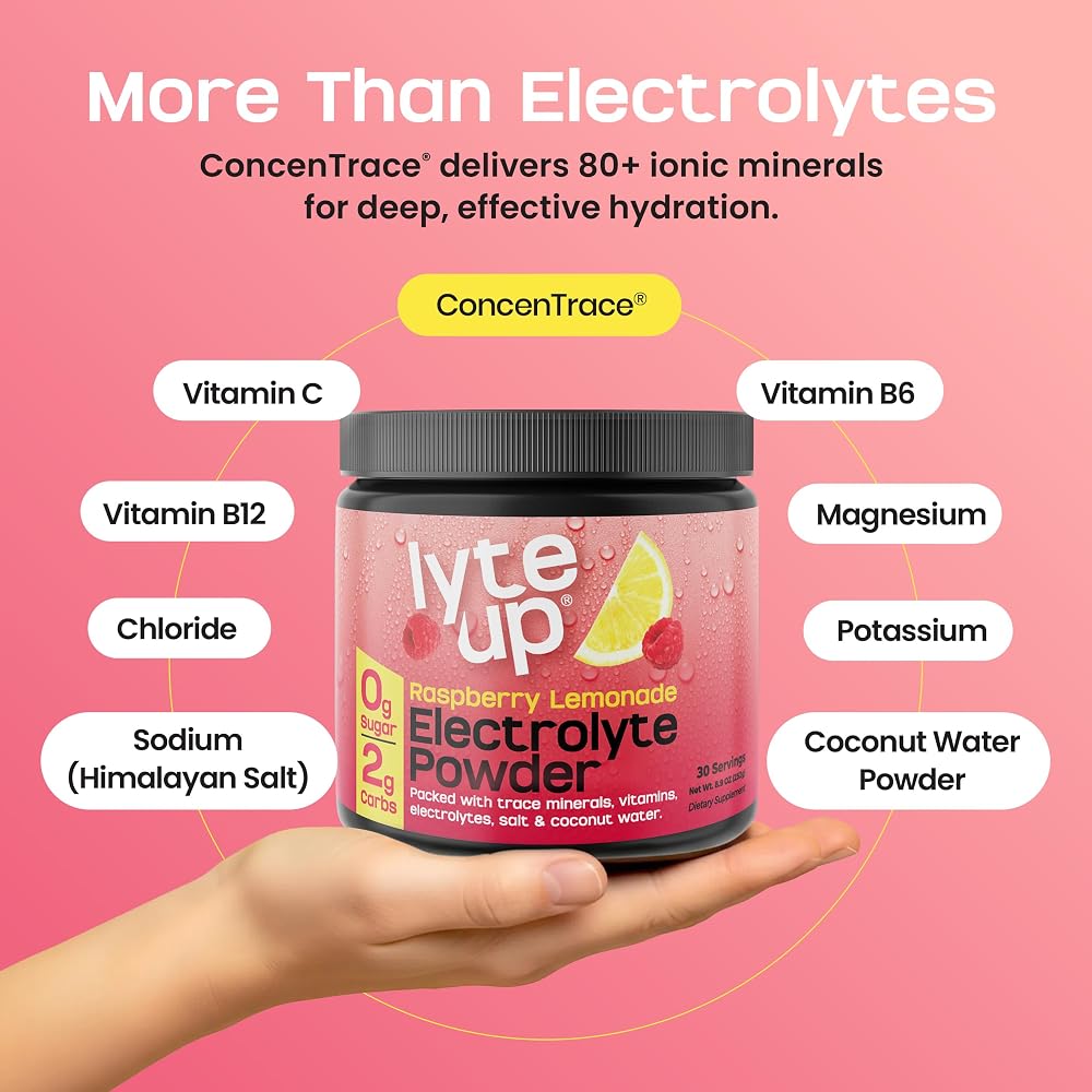 Nutriana Lyte Up Electrolyte Powder 3400mg - 30 Servings - image 6
