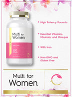 Carlyle Multivitamin for Women with Iron - 200 Softgels - image 3