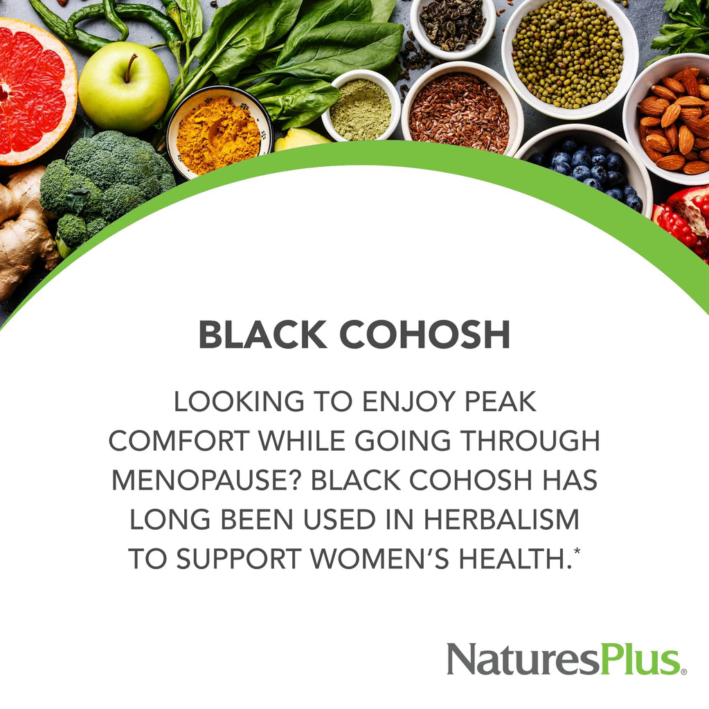 NaturesPlus Herbal Actives Black Cohosh - 30 Tablets - image 2