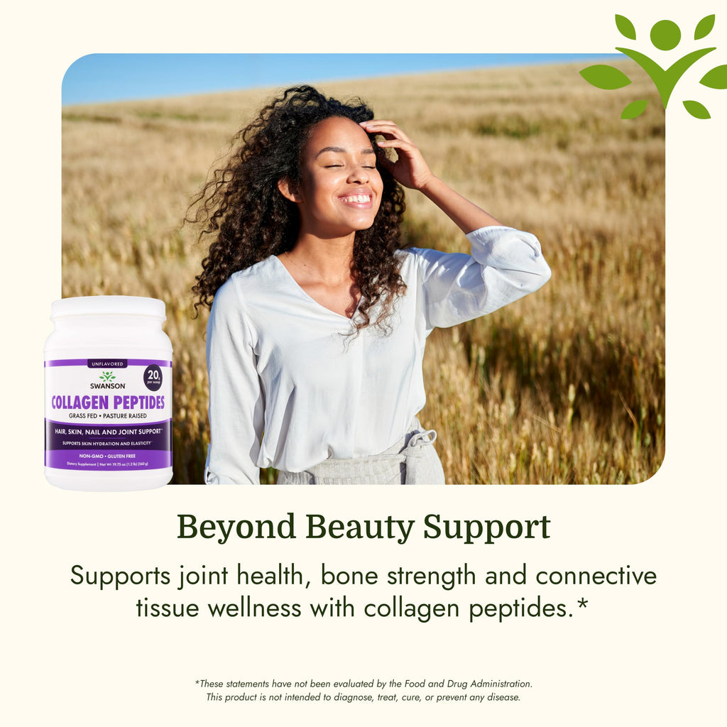 Swanson Collagen Peptides Powder Unflavored - 19.75 oz - image 5