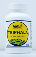 Maui Medicinal Herbs Triphala Organic Herbal Formula - 90 Vegetarian Capsules