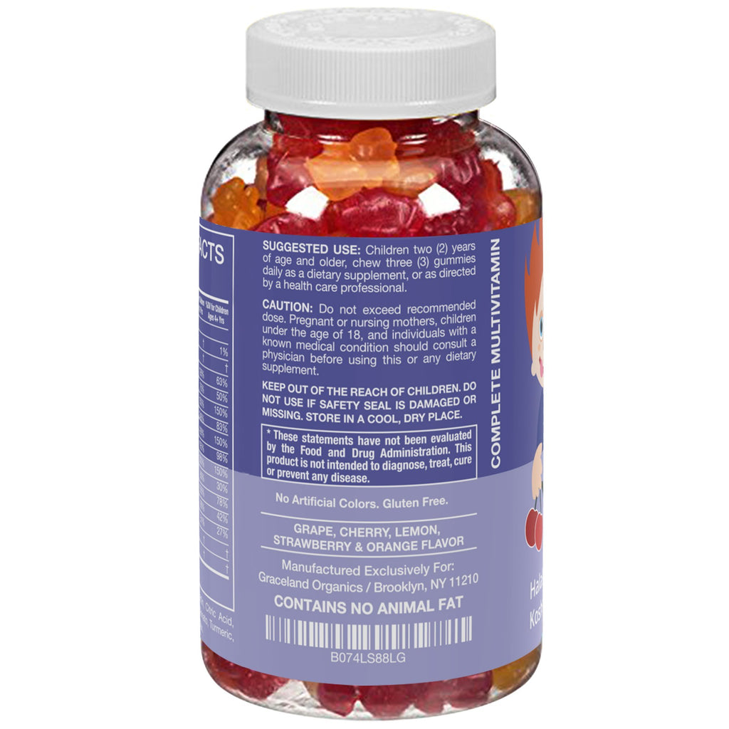 Graceland Organics Children's Multivitamin Gummies - 90 Gummies - image 5
