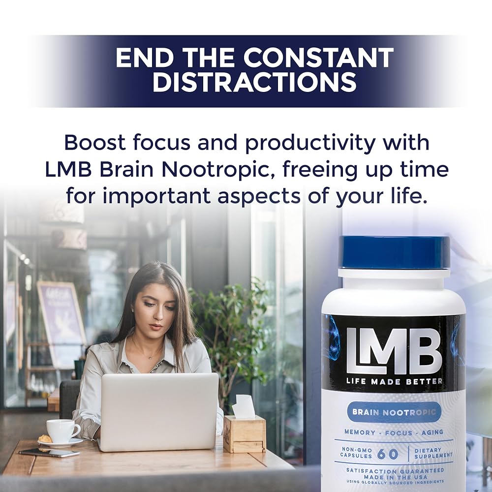 LMB Life Made Better Brain Support Nootropic - 60 Capsules - image 5