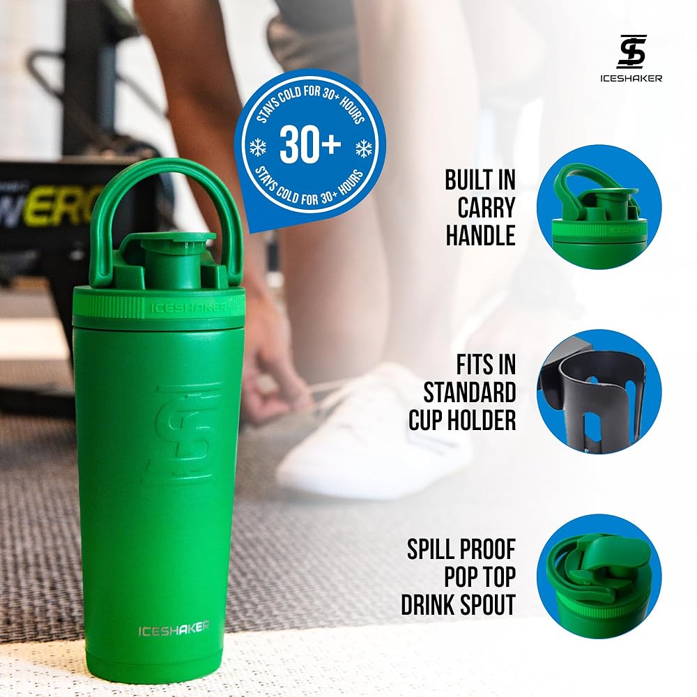 Ice Shaker Insulated Stainless Steel Shaker Bottle