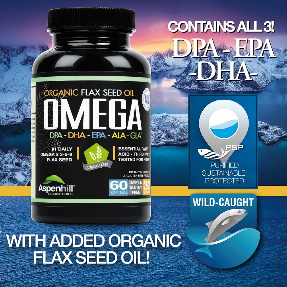 Aspen Hill Labs Wild Caught Antarctic Omega 3 Fish Oil - 60 Softgels - image 6