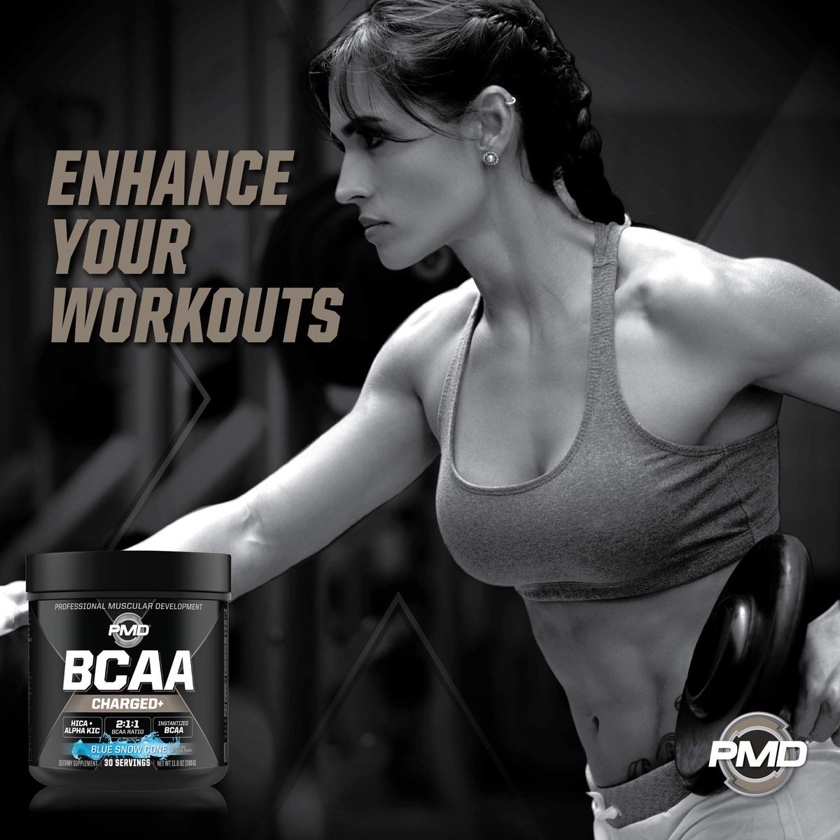 PMD Sports BCAA Charged Amino Drink Mix