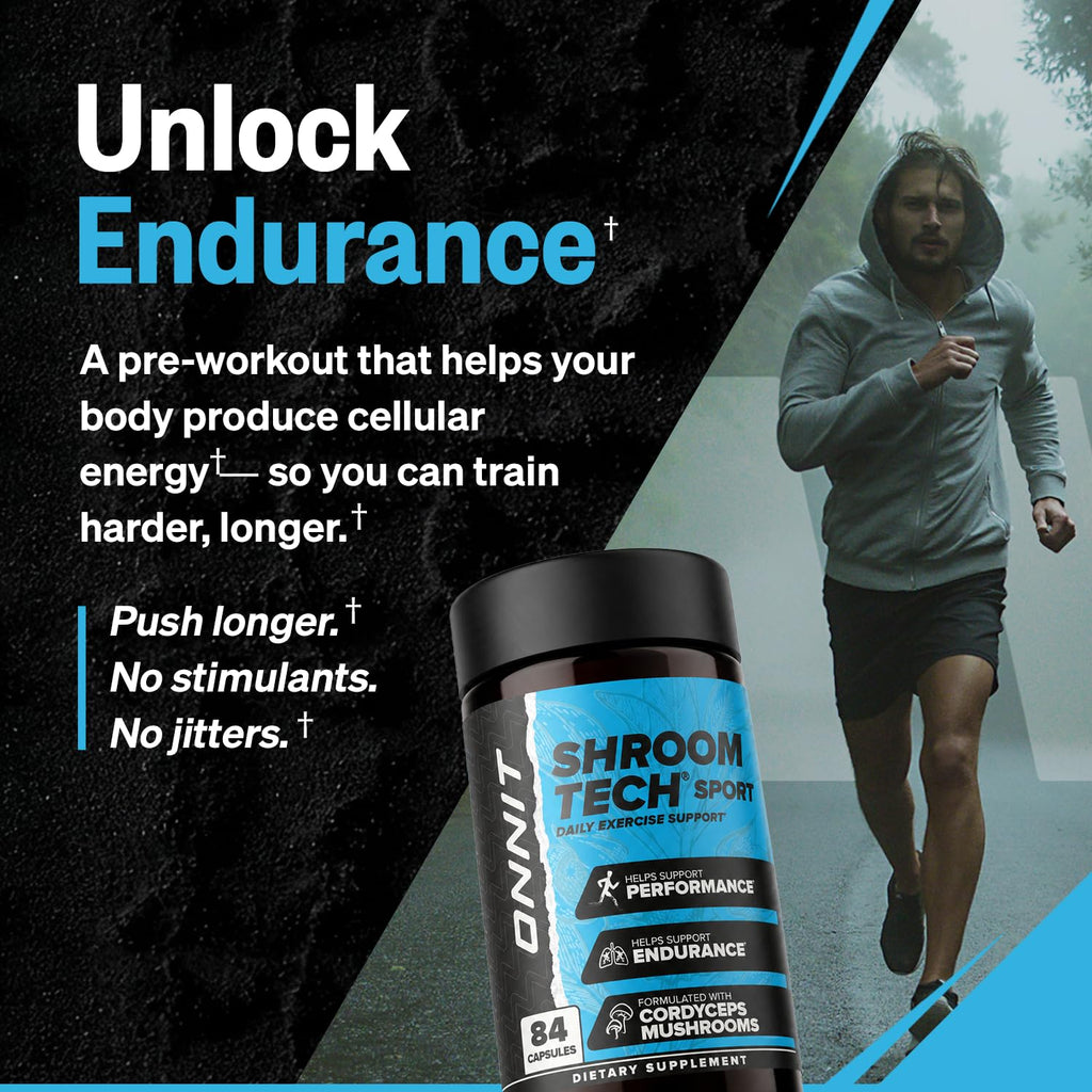 ONNIT Shroom Tech Sport Pre-Workout Capsules