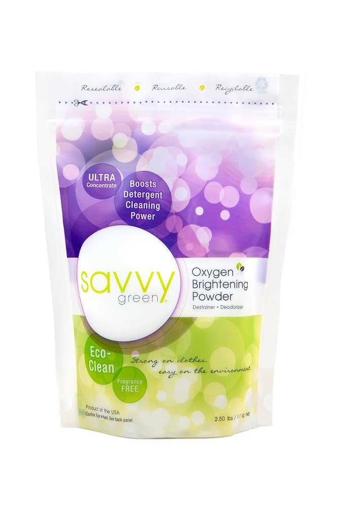 Savvy Green Oxygen Brightening Powder - 2.5 lbs