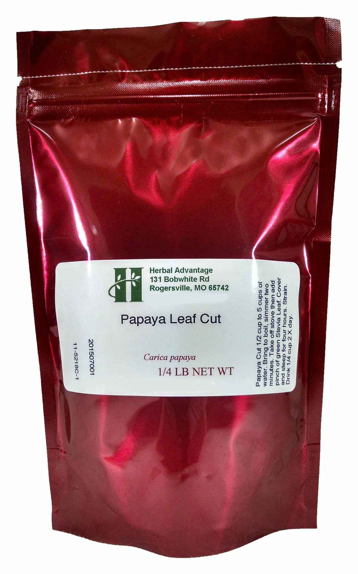 Herbal Advantage Papaya Leaf TB Cut - 1/4 Pound