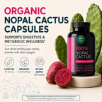 Eleva Nutrition Nopal Cactus Capsules 1500mg - 240 Capsules - image 2