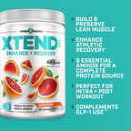 Scivation XTEND EAA Powder Muscle Recovery Lean Growth and Endurance