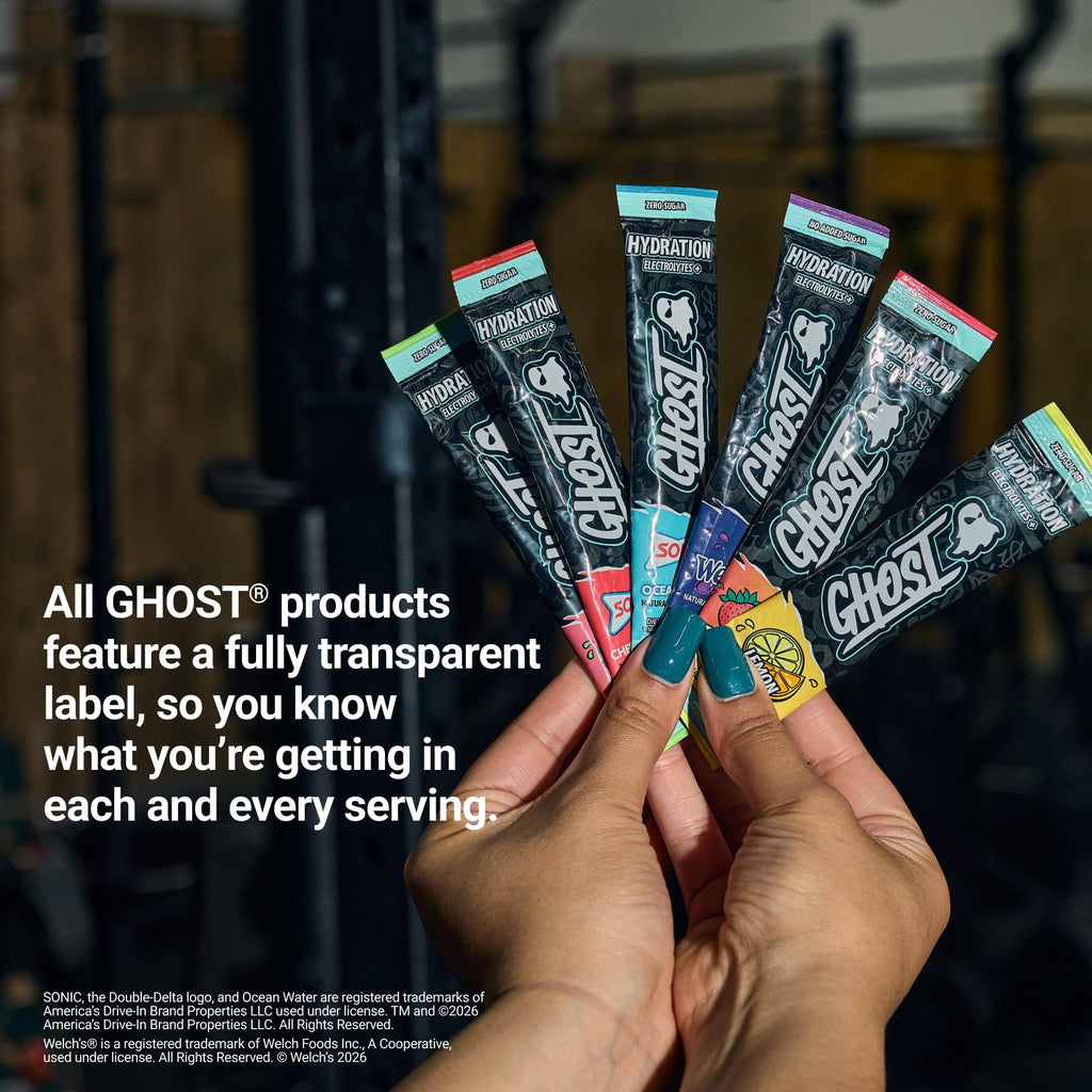 GHOST Hydration Tub & Sticks, Electrolyte Powder