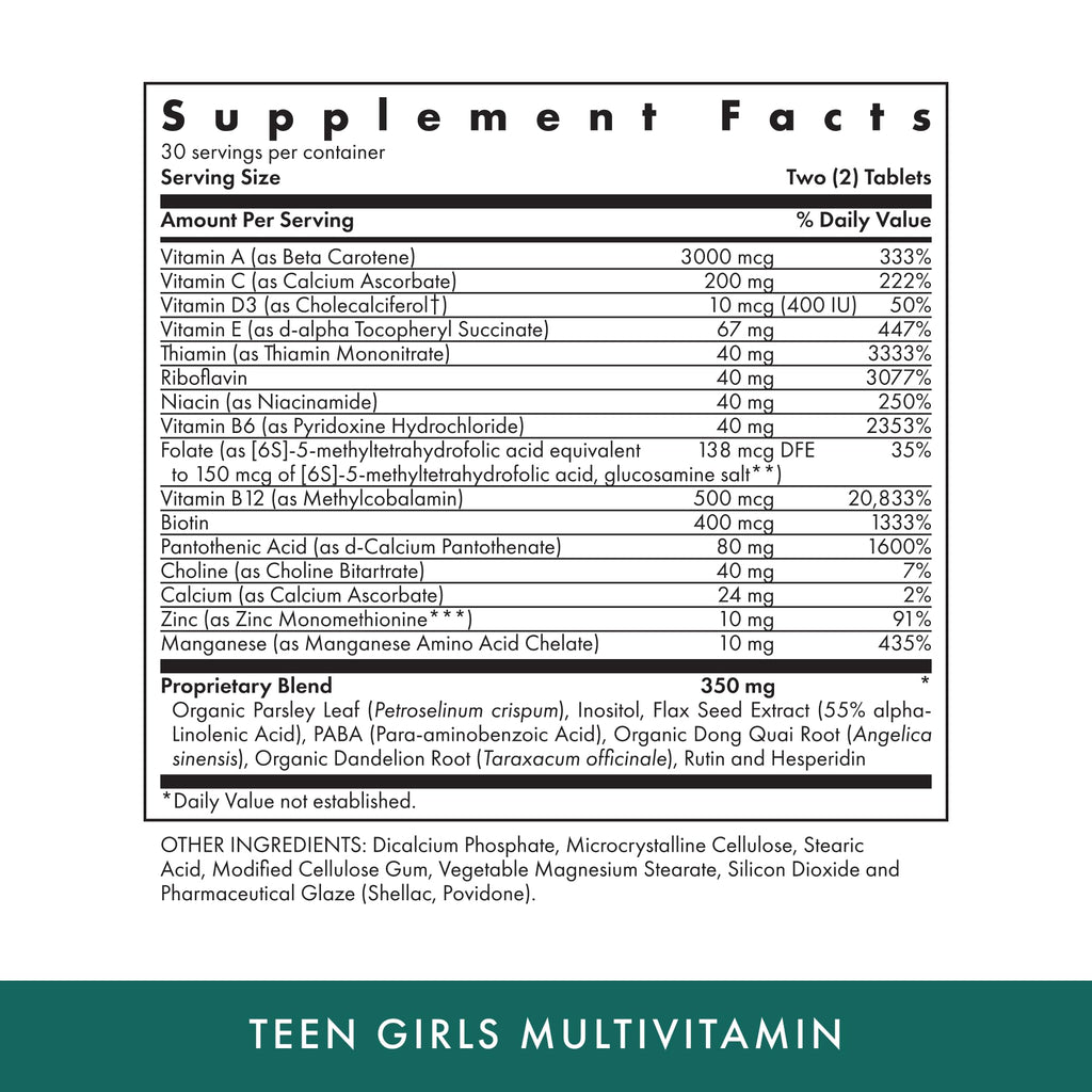 Michael's Teen Girls Multivitamin - 60 Tablets - image 2